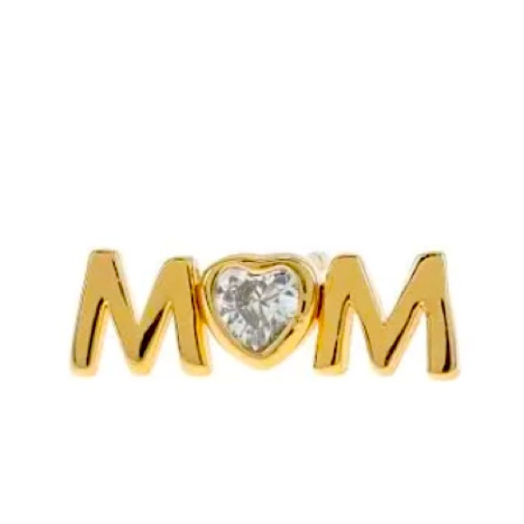 New KATE SPADE NEW YORK
Gold-Tone Crystal Mom Stud Earrings - Picture 3 of 8